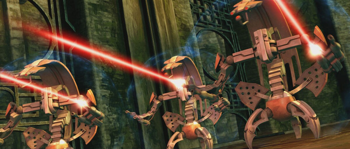 Droidekas during The Clone Wars