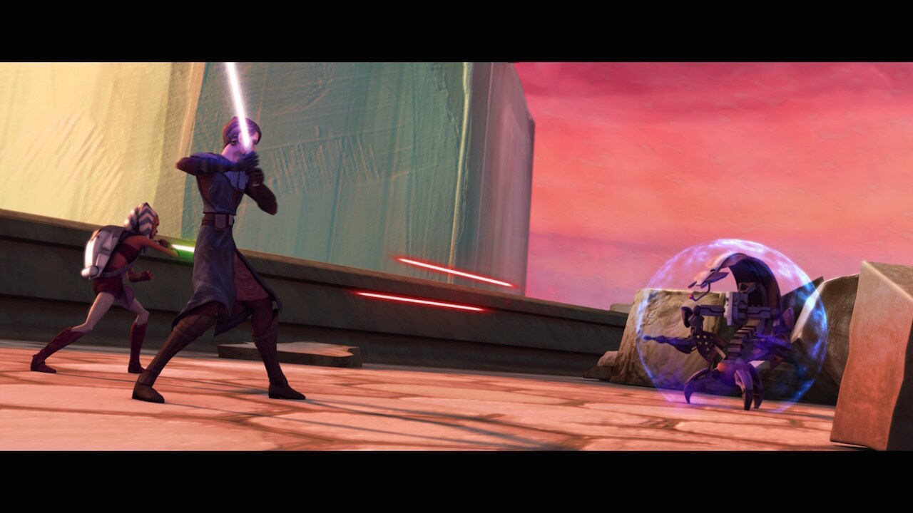 As the Clone Wars raged, Jedi and clones learned that a stand-up fight with a droideka was a bad ...