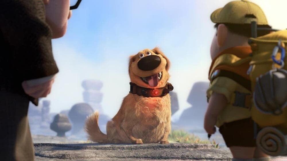 The dog Dug from the animated movie "UP"