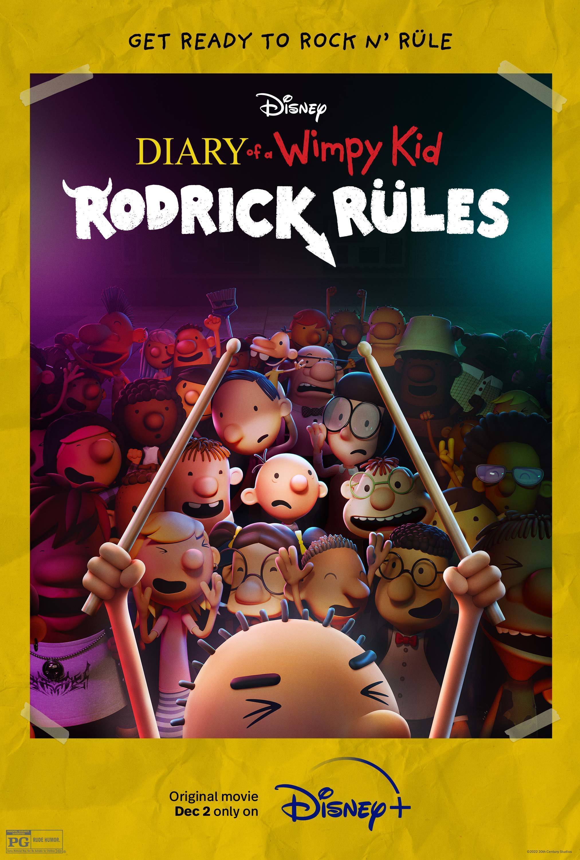 TRAILER AND KEY ART FOR DISNEY+ ORIGINAL MOVIE “DIARY OF A WIMPY KID:  RODRICK RULES” AVAILABLE NOW | UK Press
