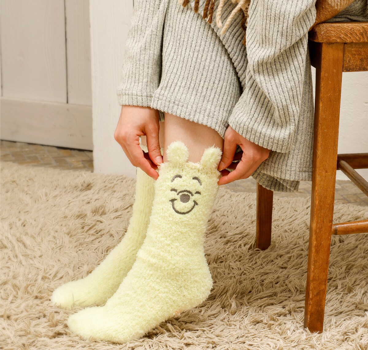 E賞 もこもこルームソックス