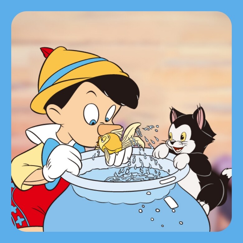 【即納通販】Disney ディズニーピノキオ フィガロ画 ピノキオ