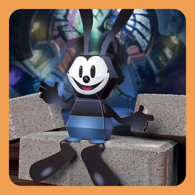 オズワルドのペーパークラフト｜ダウンロード｜ディズニーキッズ公式