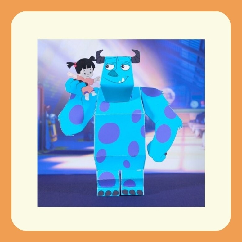 サリー ブーの3dペーパークラフト ダウンロード ディズニーキッズ公式 サリー ブーの3dペーパークラフト ダウンロード ディズニーキッズ公式