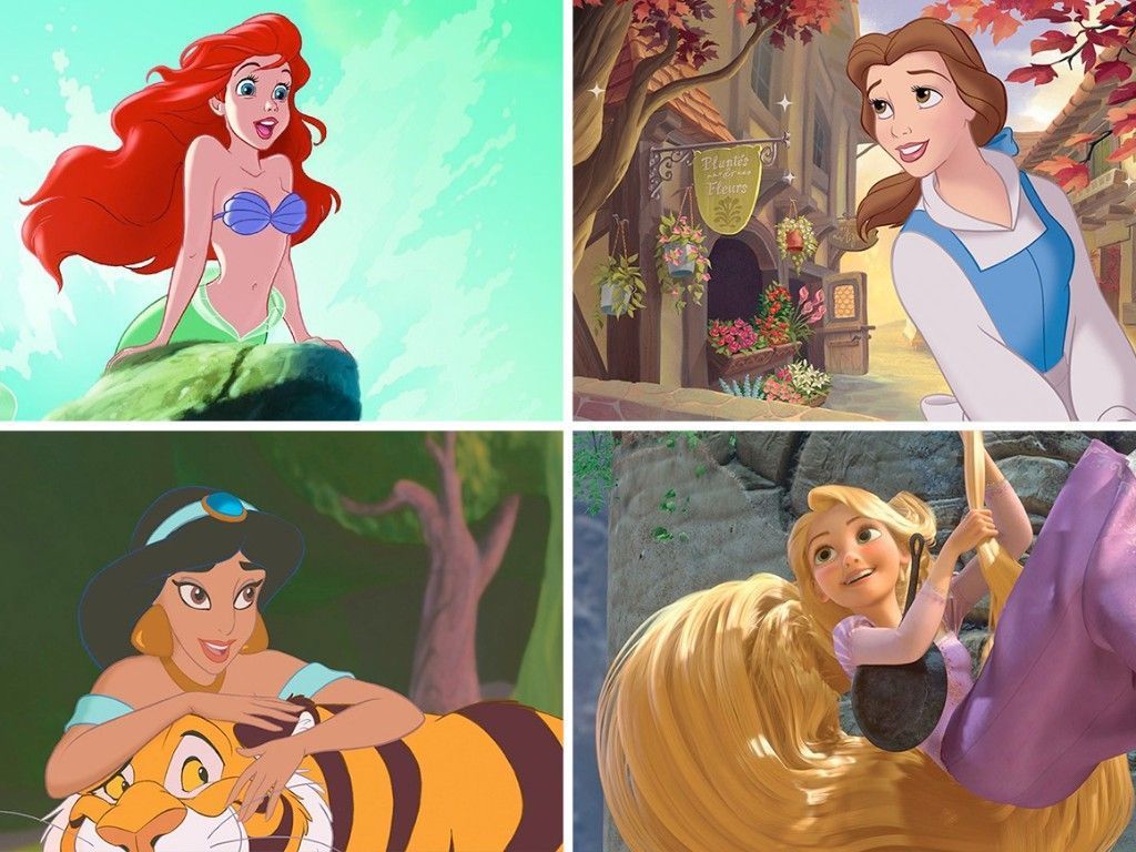 ディズニープリンセスのイラスト