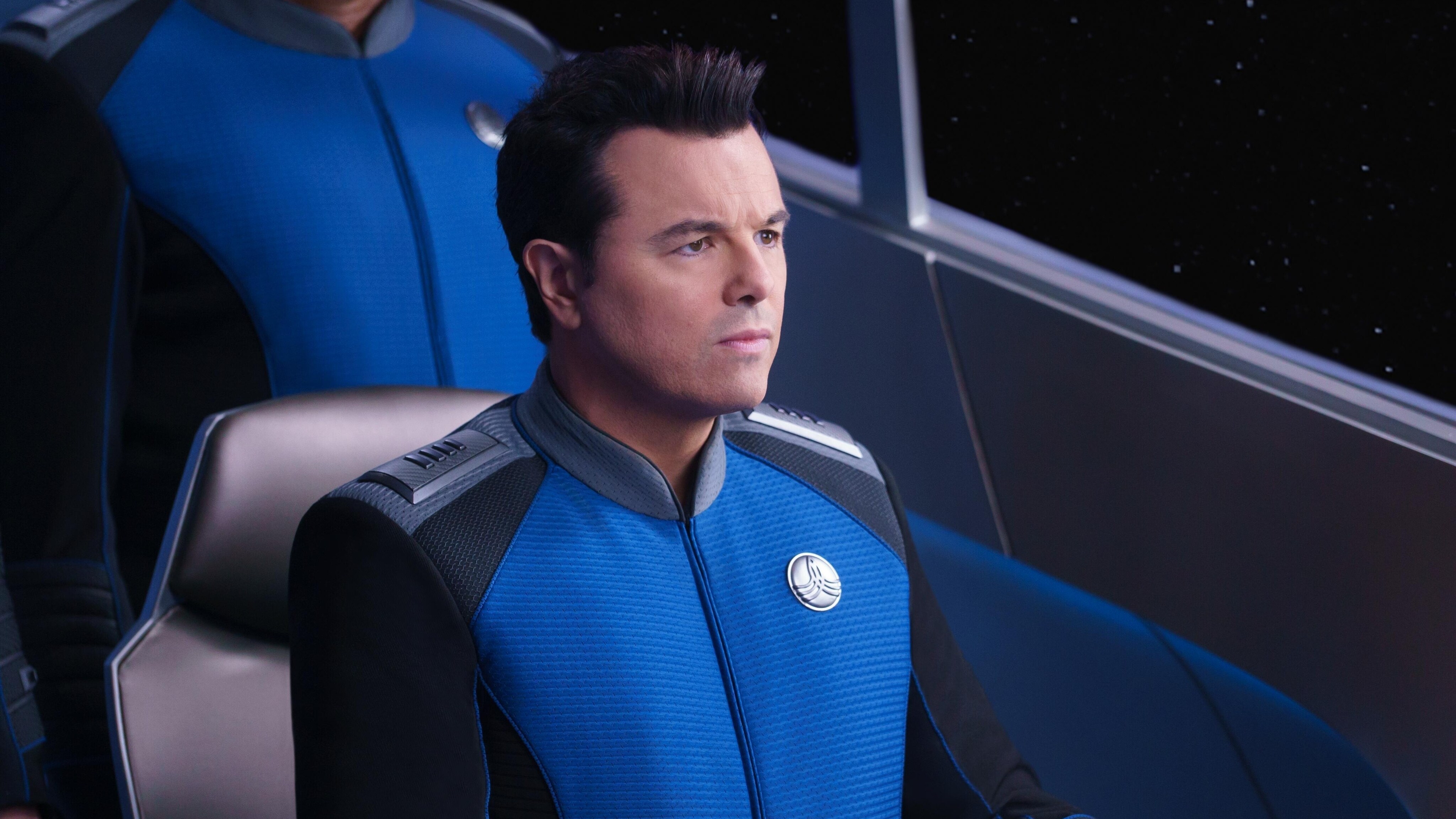 Capt. Ed Mercer (Seth MacFarlane) in the "Mortality Paradox" episode of THE ORVILLE: NEW HORIZONS.