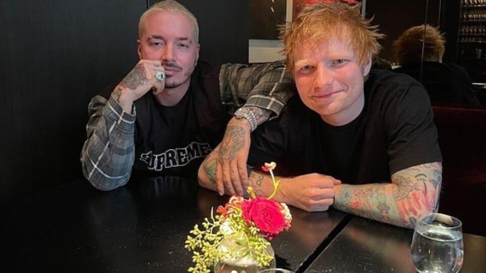 Una dupla inesperada: J Balvin confirmó dos colaboraciones junto a Ed Sheeran