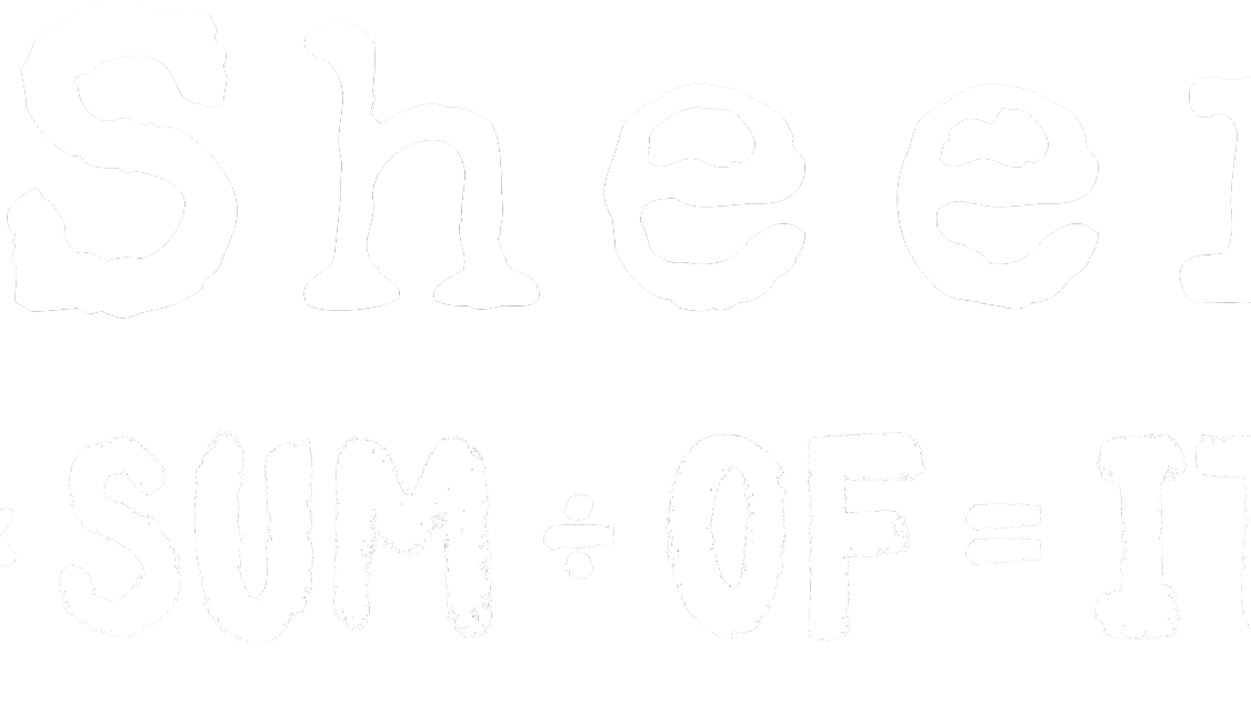 Ed Sheeran: The Sum of It All Logo - White