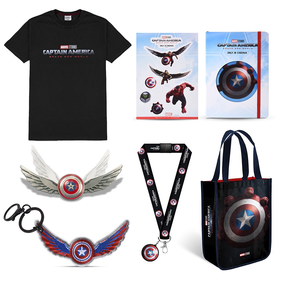 キャプテンアメリカ　グッズ キャプテン・アメリカ：ブレイブ・ニュー・ワールド TシャツA