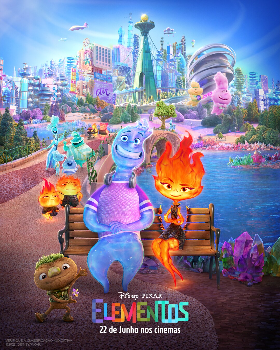 Elementos: Novo longa da Pixar ganha primeiro e animador trailer