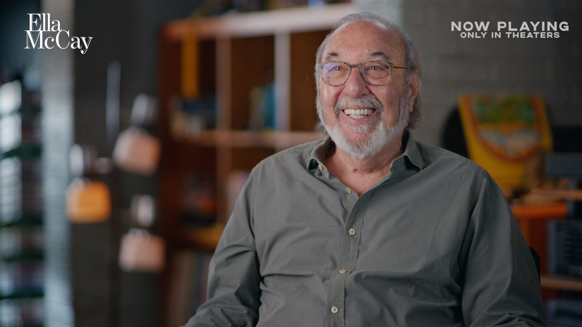 Image of Director James. L. Brooks seated and smiling. | Ella McCay