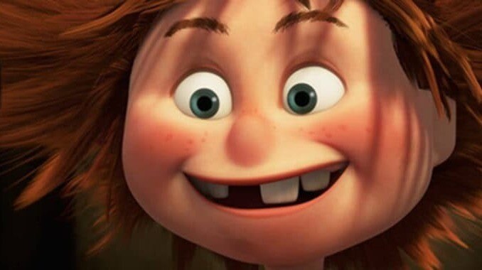 Young Ellie talking to Young Carl from the animated movie "Up"