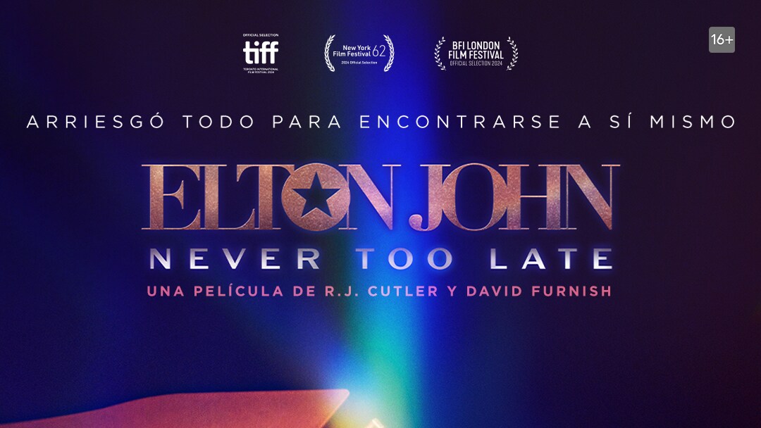 "ELTON JOHN: NEVER TOO LATE" YA DISPONIBLES EL TRÁILER Y EL PÓSTER