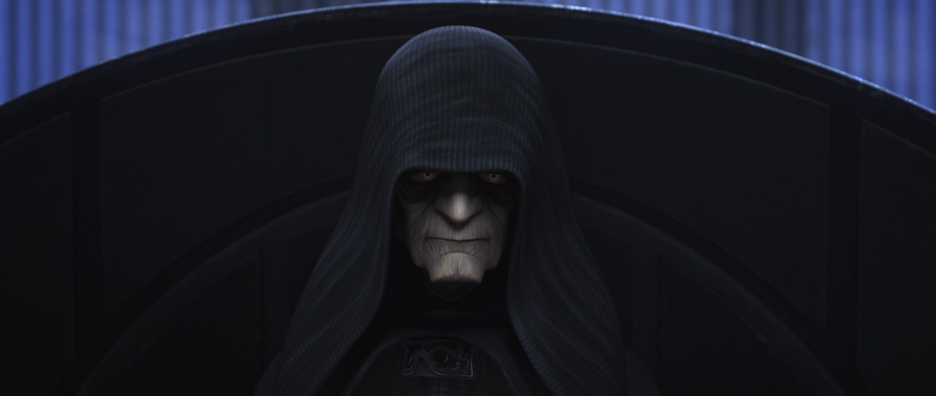 emperor palpatine on his throne