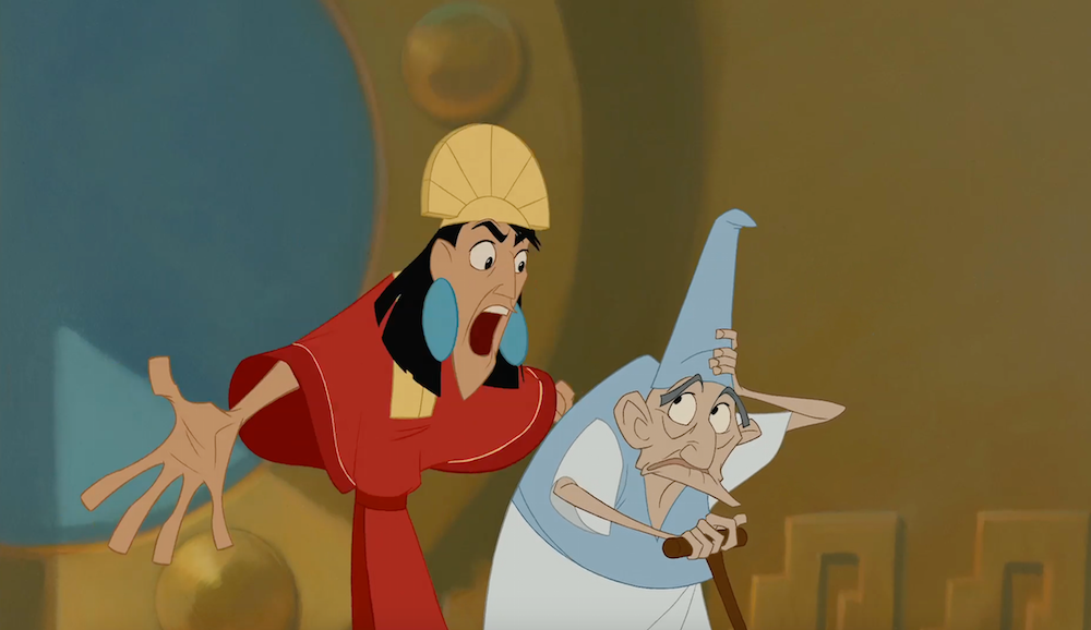 Kuzco (voiced by actor David Spade) in the animated movie "The Emperor's New Groove"