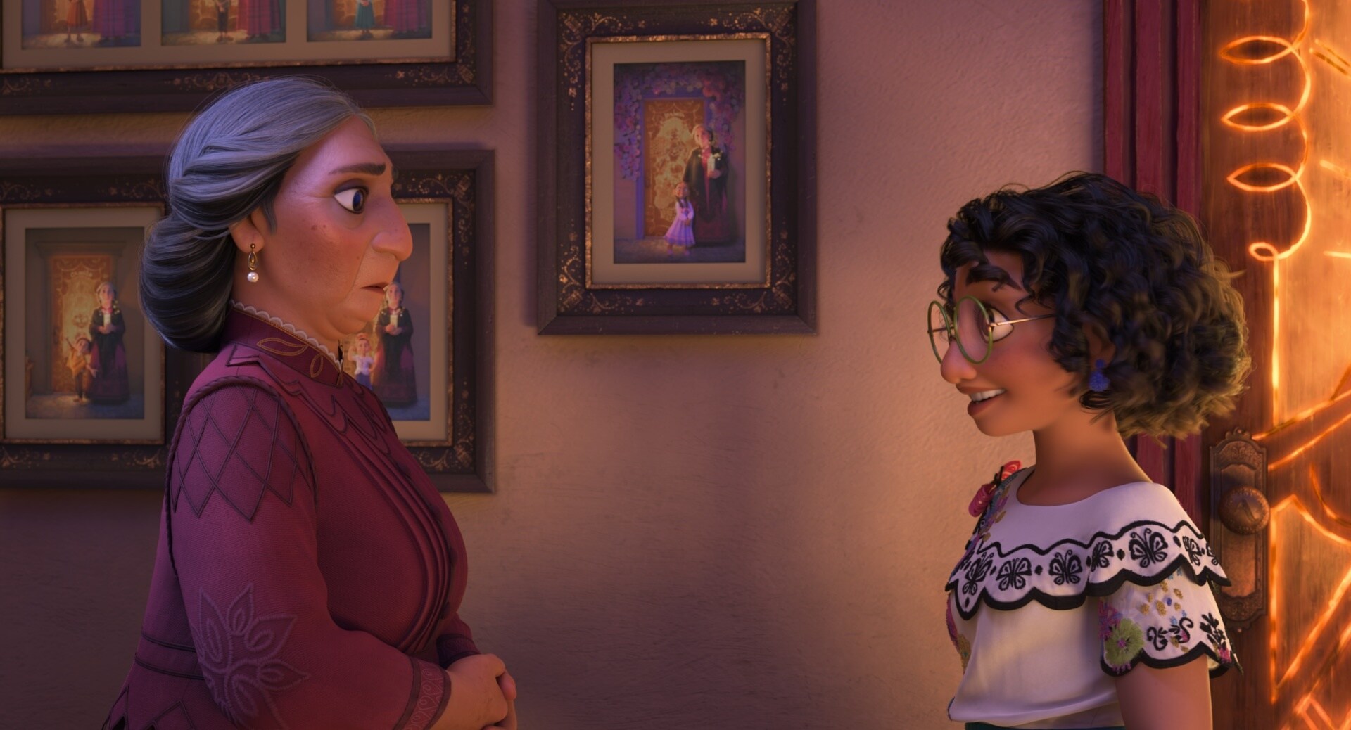 Abuela Alma speaks with Mirabel