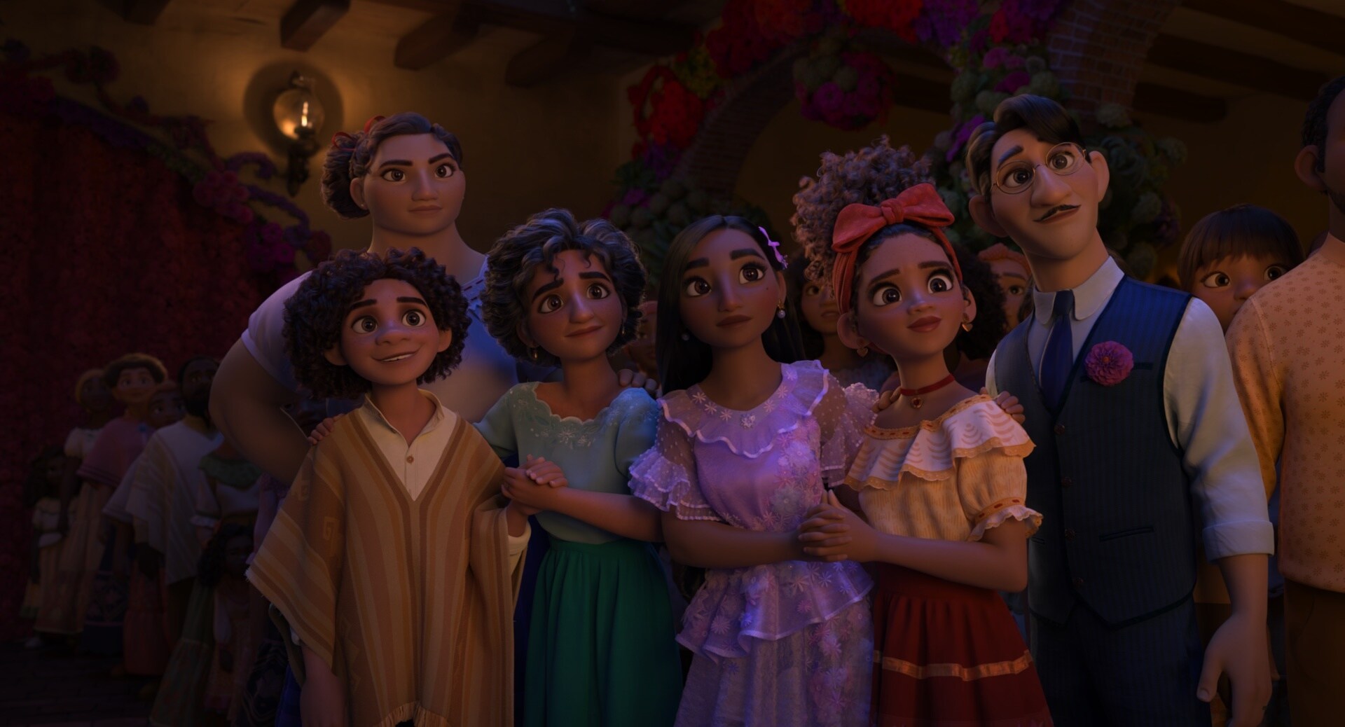 From left: Antonio, Luisa, Julieta, Isabela, Dolores, and Agustín