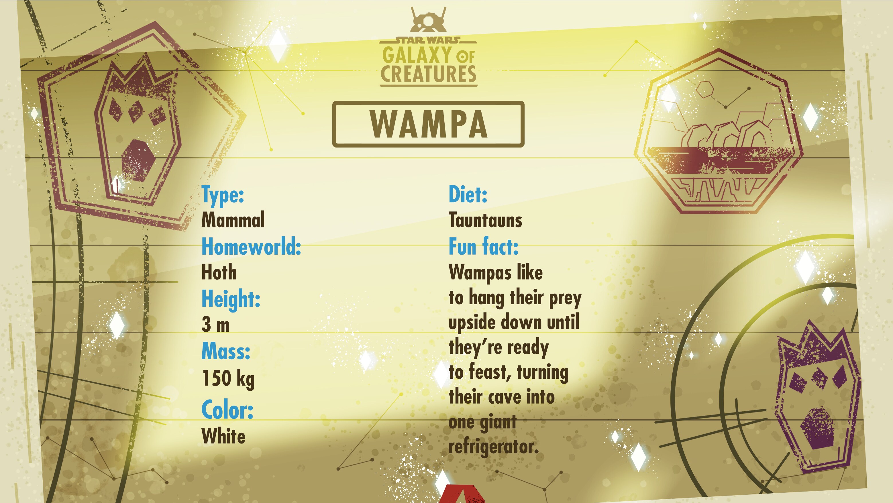 Wampa Bio Card