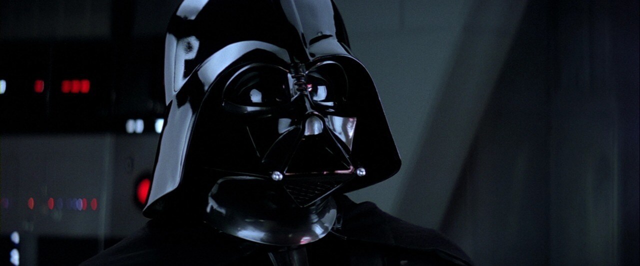 Darth Vader's first appearance in The Empire Strikes Back