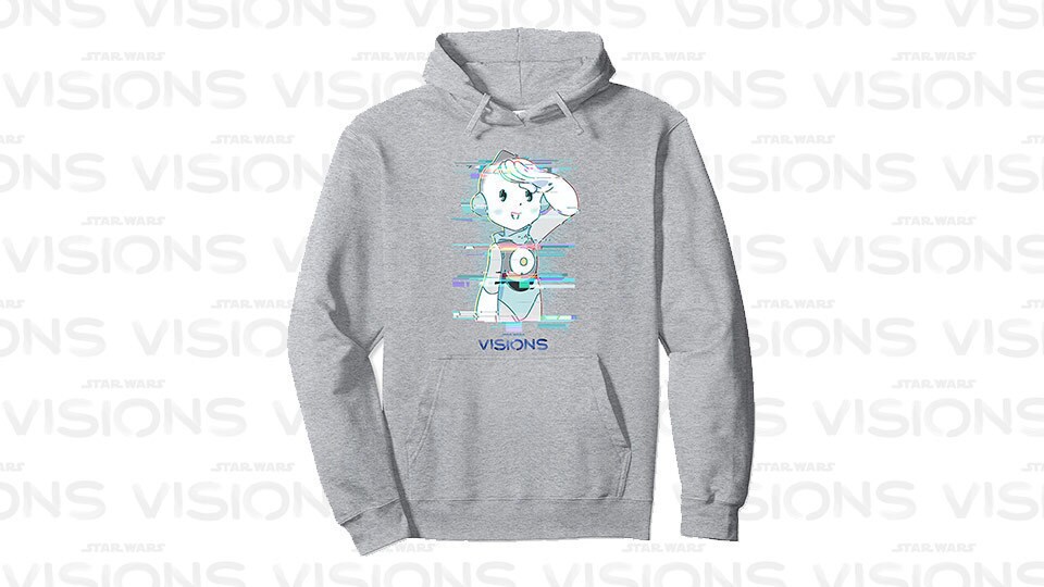 Star Wars Visions Character Glitch Pullover Hoodie