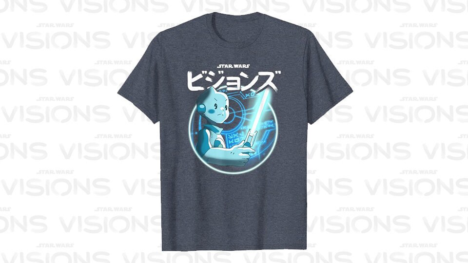 Star Wars Visions Light Saber Logo T-Shirt