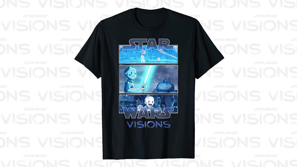 Star Wars Visions Tri Panel Logo T-Shirt