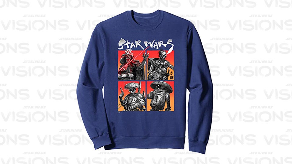 Star Wars Visions Warrior Box Up Sweatshirt