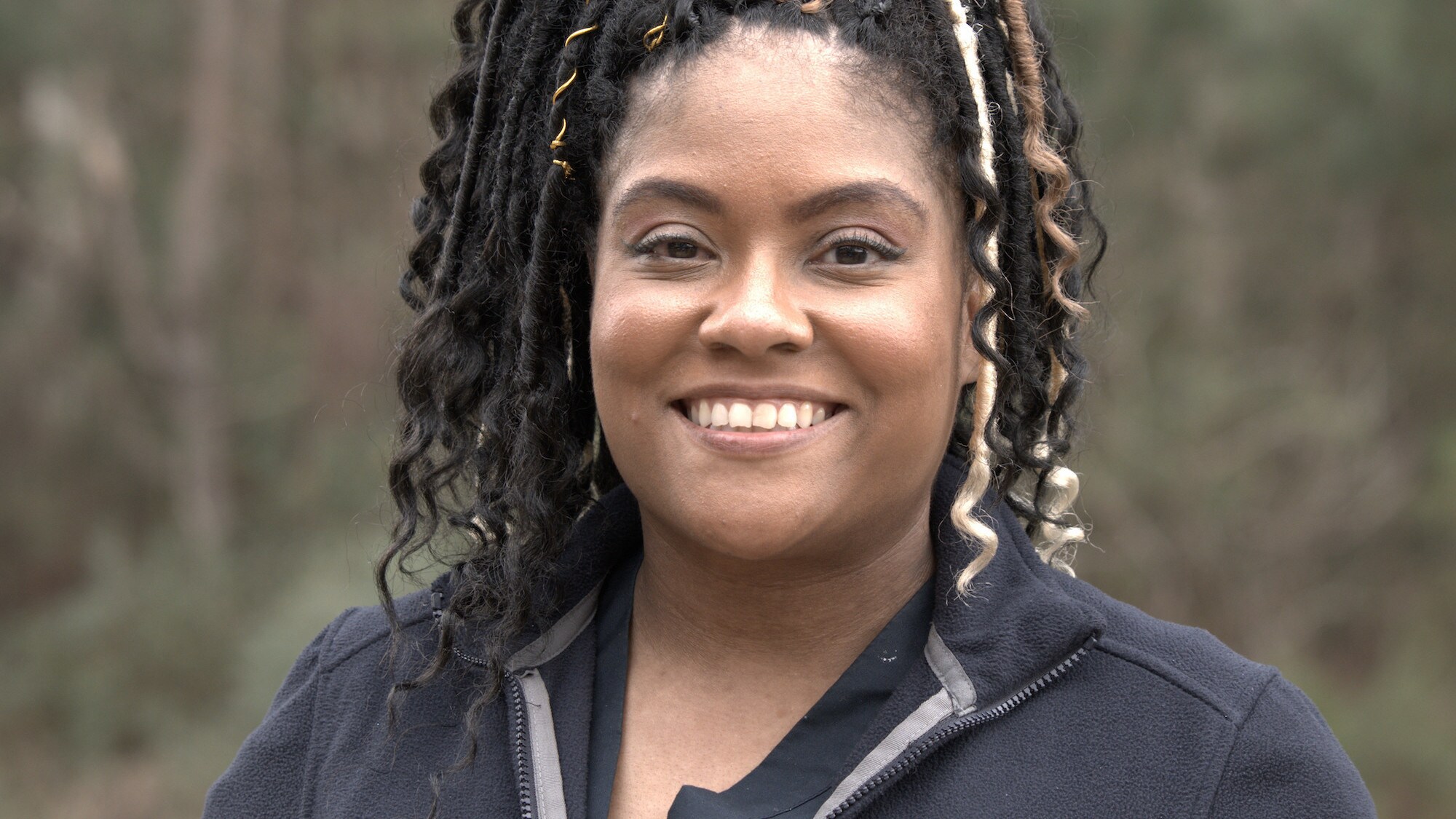 Dr. Raven Jackson-Jewett, Attending Veterinarian. (National Geographic/Virginia Quinn)