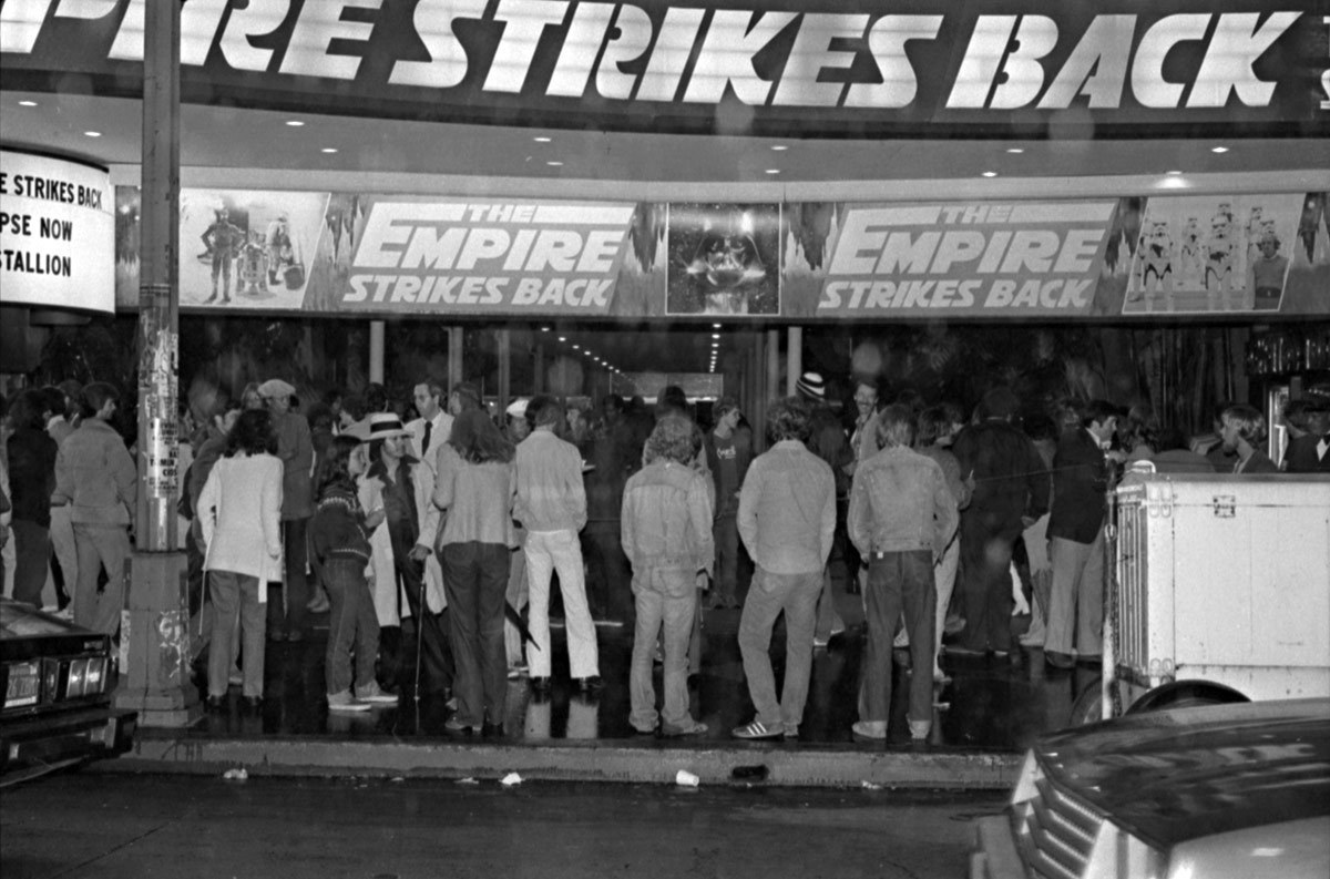 The Empire Strikes Back opening night photo