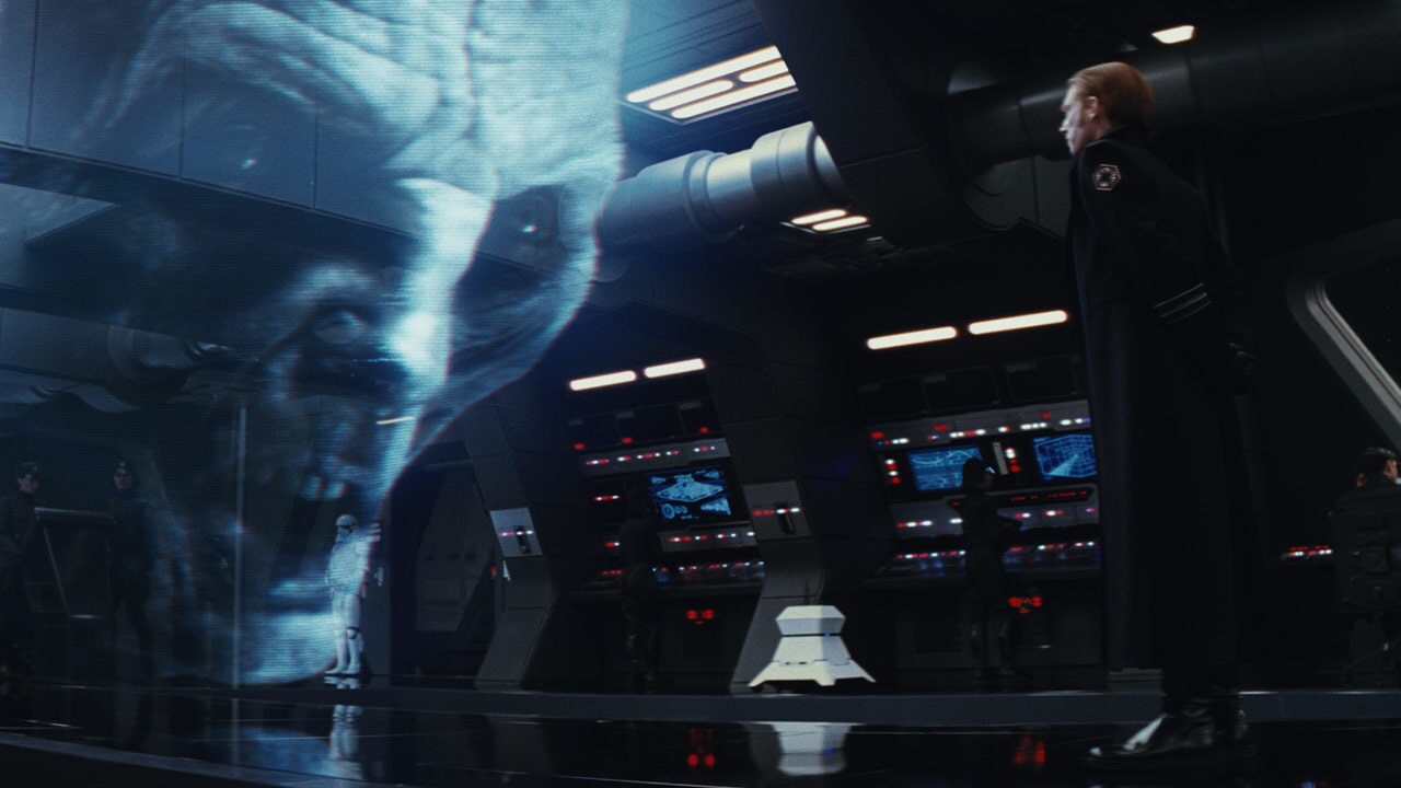 Eager to escape Snoke’s wrath, Hux boarded the Finalizer and rushed to D’Qar with two other Star ...