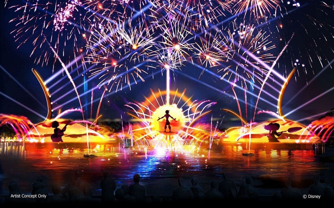 Upcoming Nighttime Spectacular at Epcot Concept Art