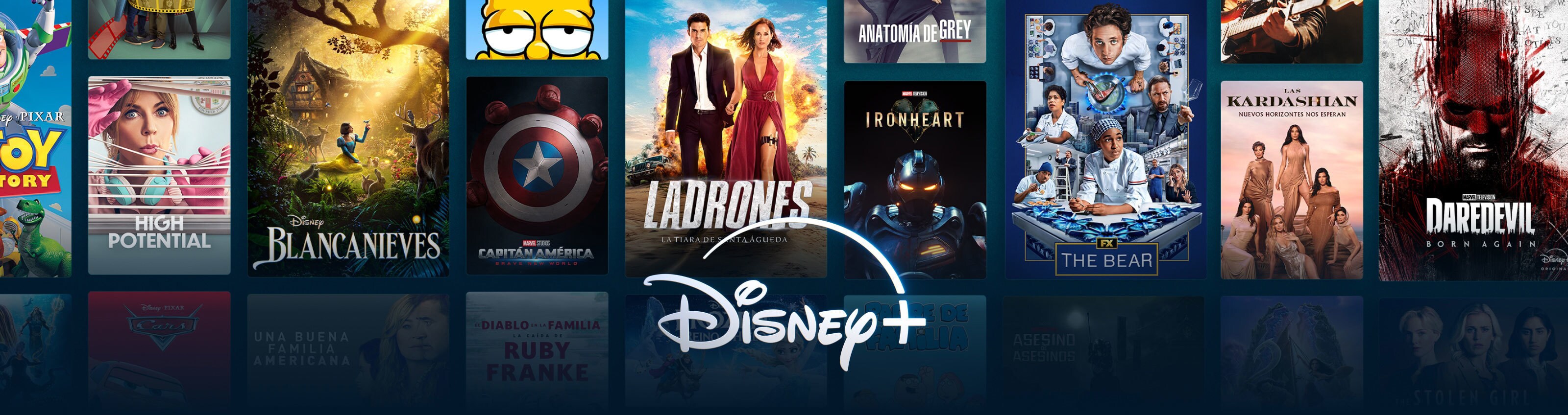Una gran selección de contenidos disponibles en Disney+