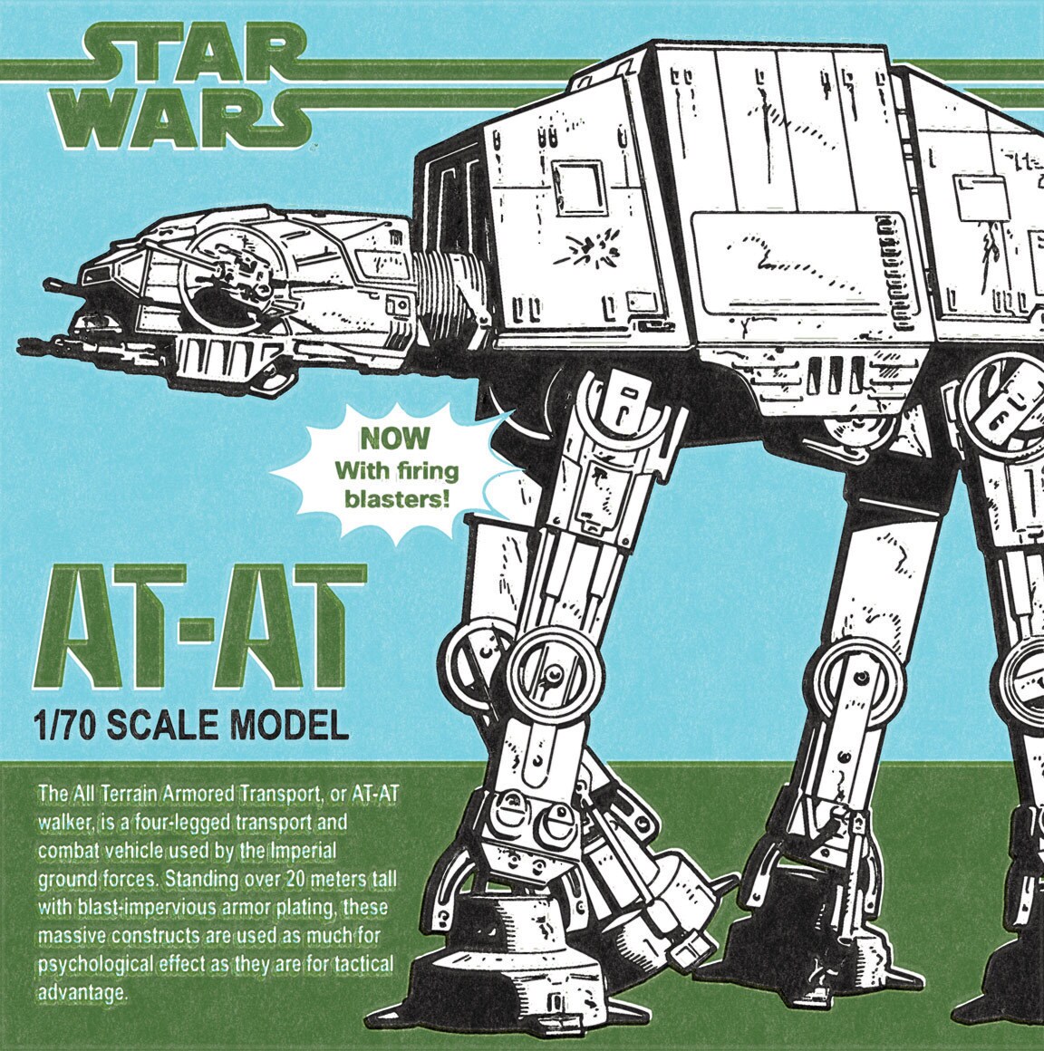 AT-AT 1/70th scale model ad