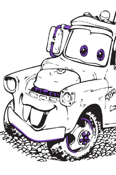 Download Cars | Doc Hudson Colouring Page | Disney Create ZA