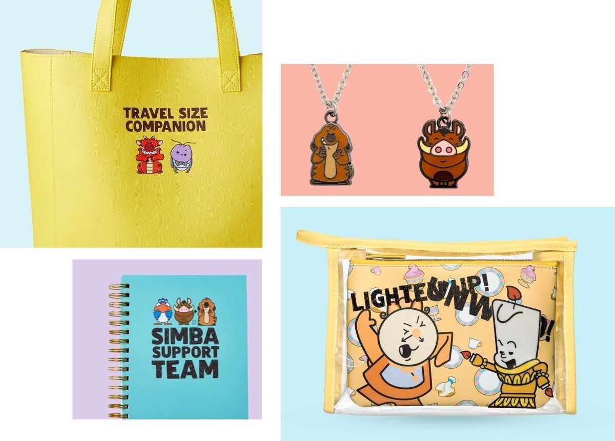 shopDisney | Bolso grande Mulán, Collares El Rey León, Diario El Rey León, Neceseres La Bella y la Bestia