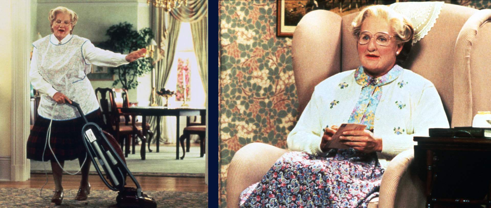 A still image from Mrs Doubtfire