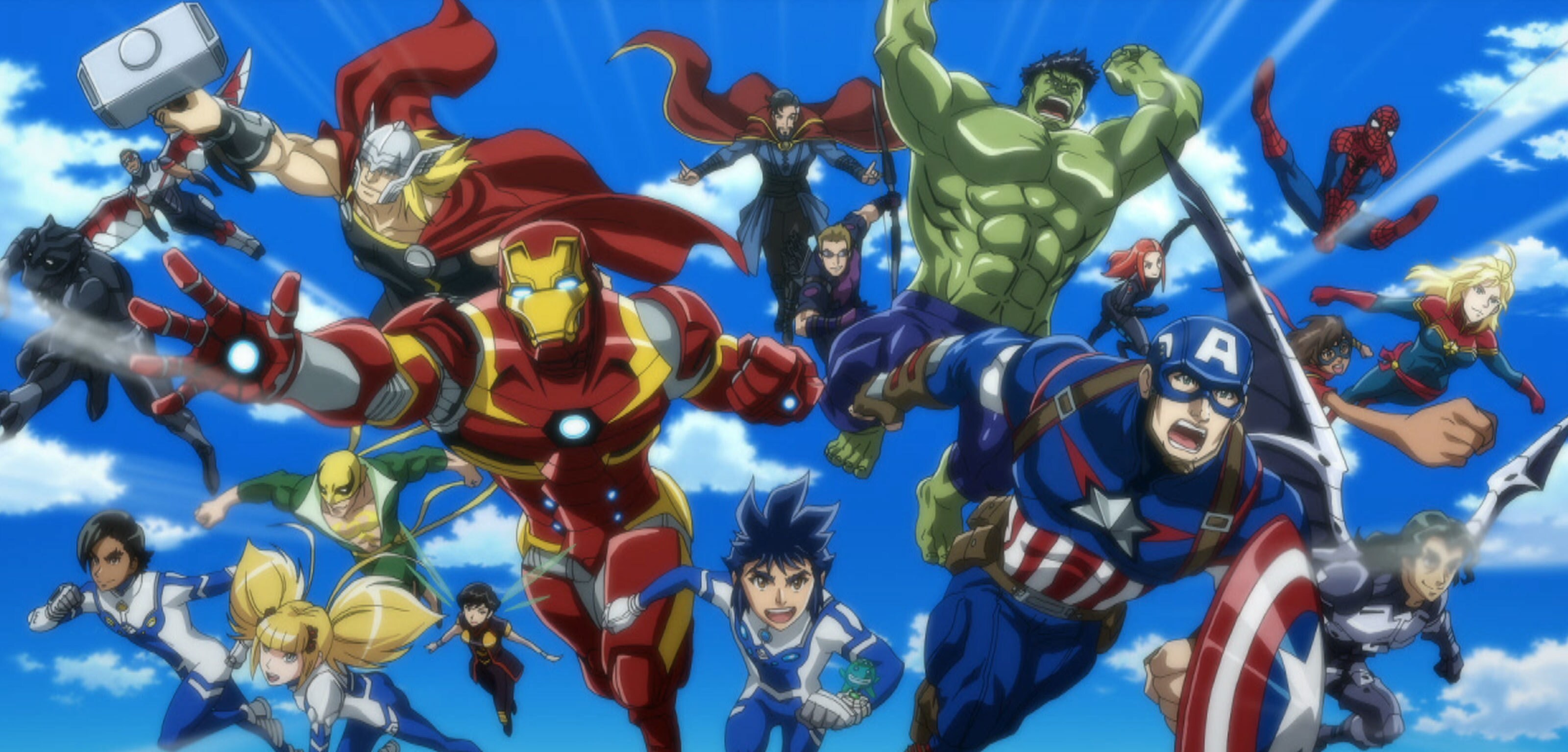 Un fotograma de la serie Marvel Future Avengers