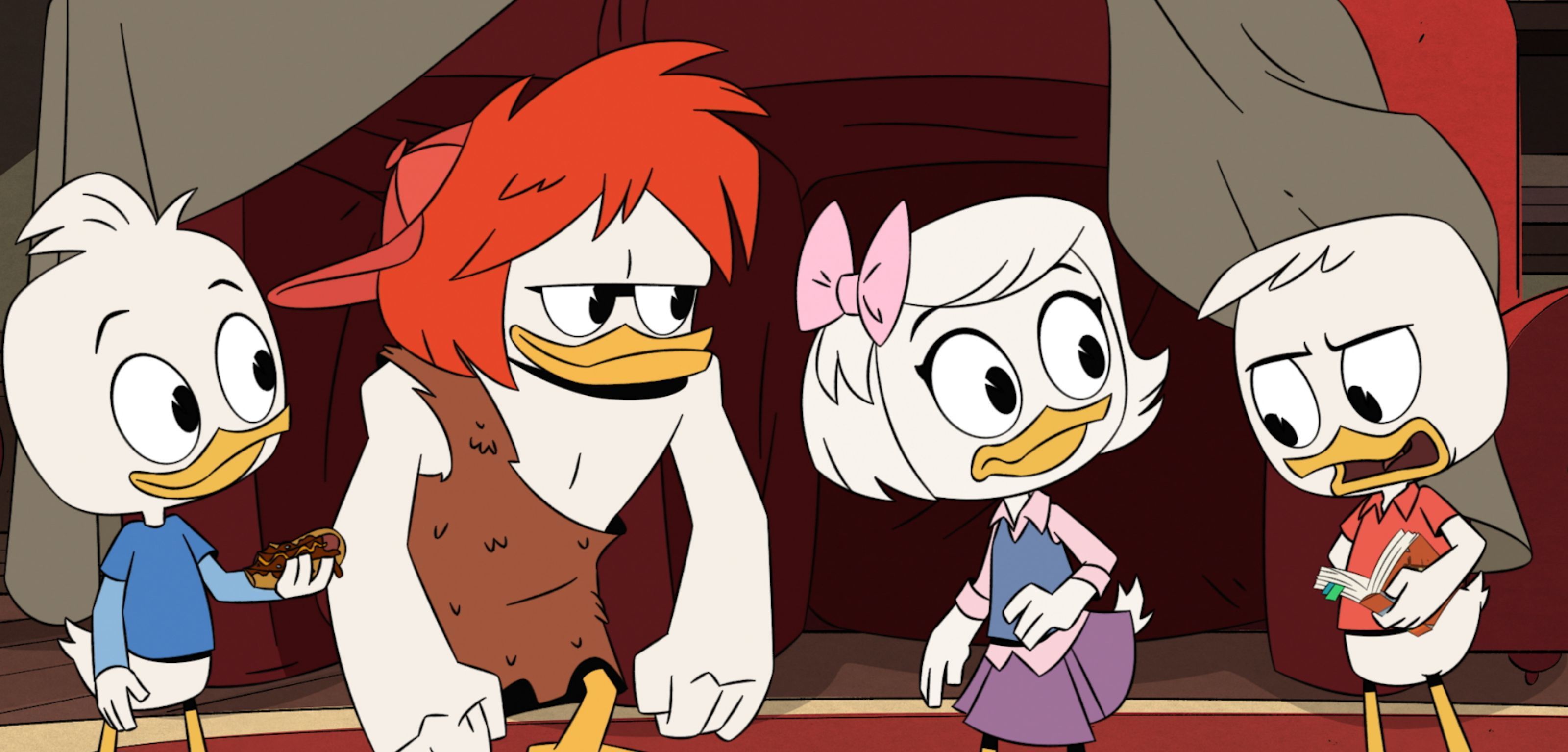 Een stilstaand beeld uit de serie Ducktales
