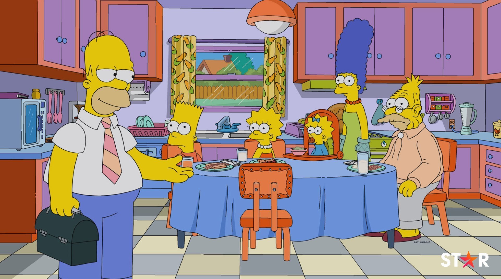 A still image from The Simpsons Season 32