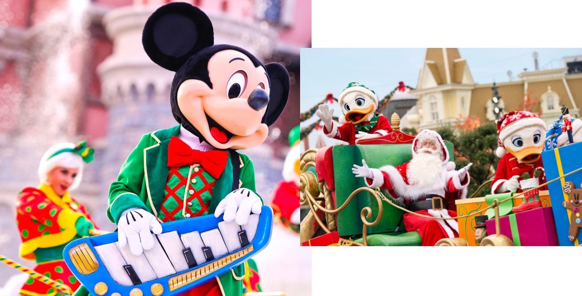 Addobbi Natalizi Disney.Natale Disneyland Paris