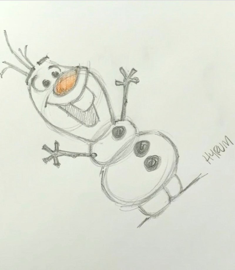 A sketch of Olaf