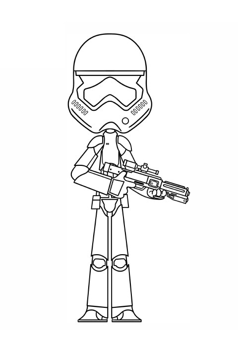Stormtrooper Colouring sheet