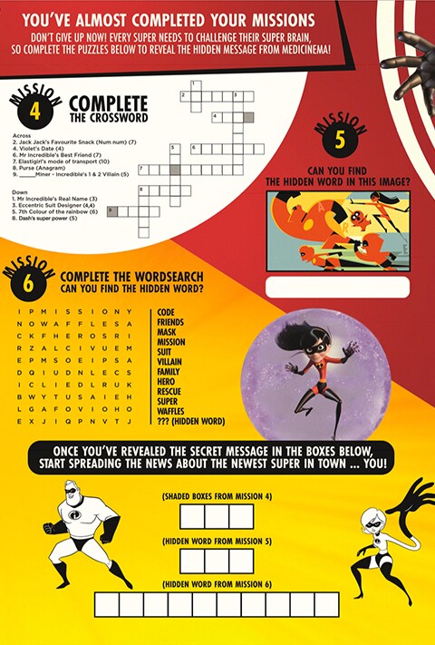 Incredibles activity pack