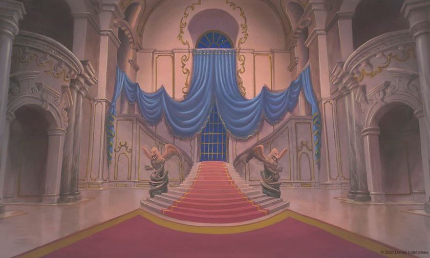 Beauty and the Beast Ballroom zoom background