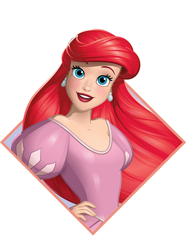 Arielle aus Disneys Arielle, die Meerjungfrau.