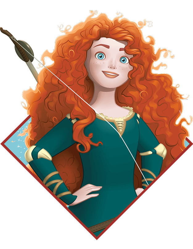Merida aus Disneys Merida – Legende der Highlands.