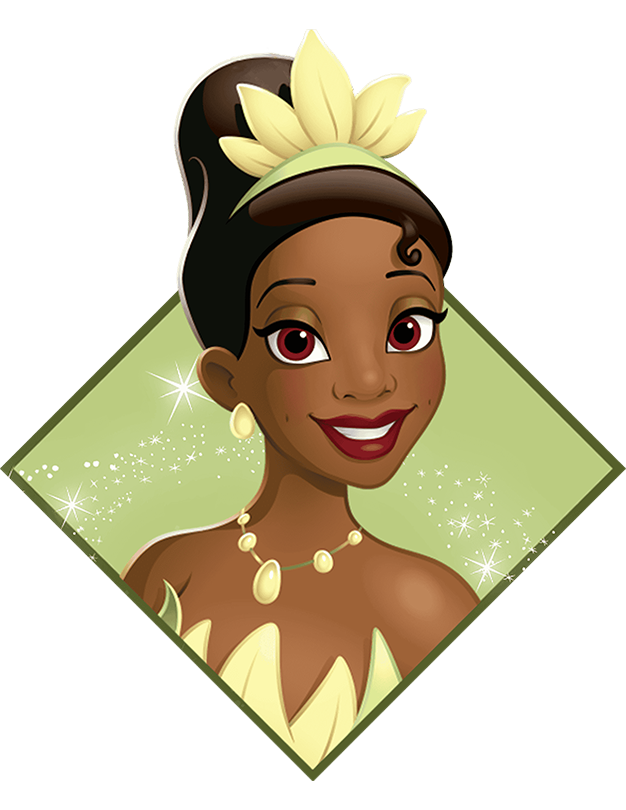 Tiana aus Disneys Küss den Frosch.