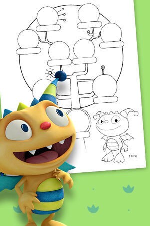 Henry Hugglemonster - Henry Family Tree | Disney Junior UK