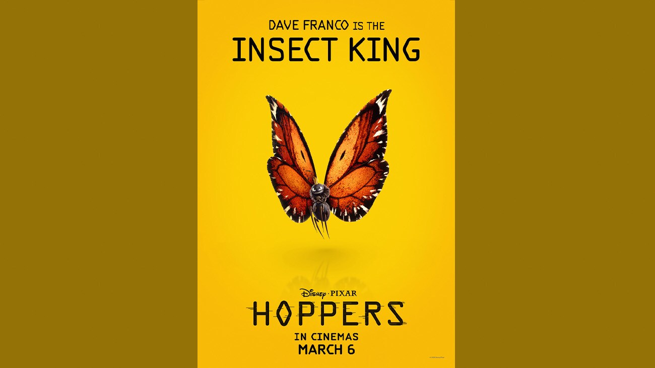 Dave Franco is the Insect King | Disney•Pixar | Hoppers | Only in cinemas March