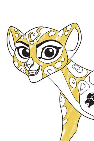 Lion Guard - Fuli Colouring | Disney Junior UK